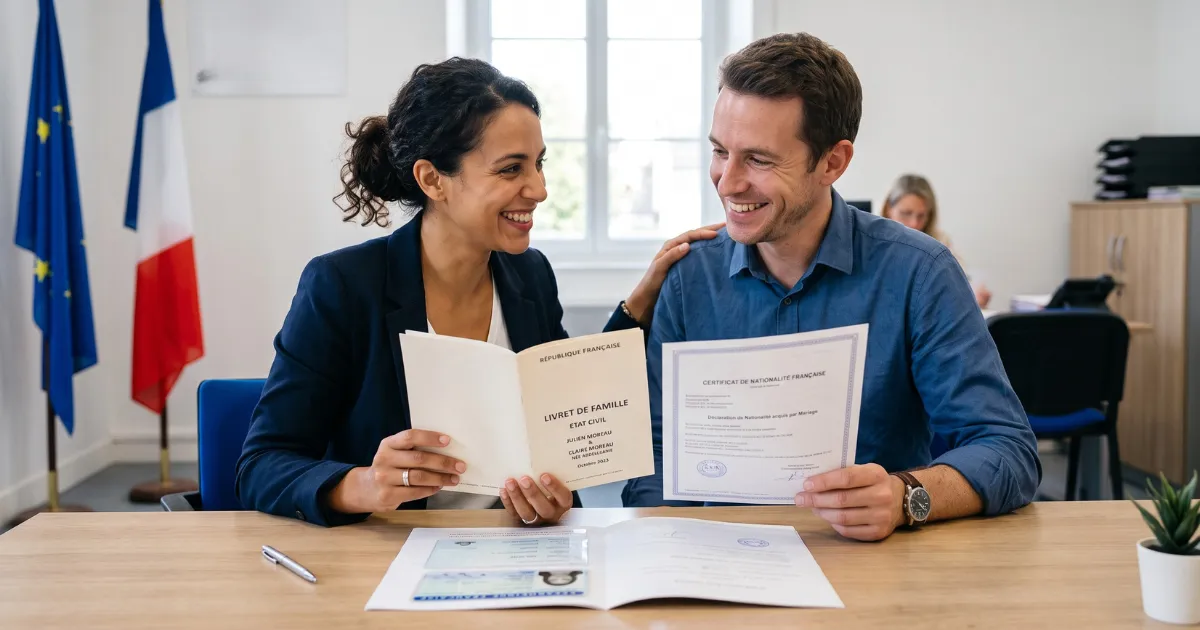 Nationalite francaise par mariage (declaration)