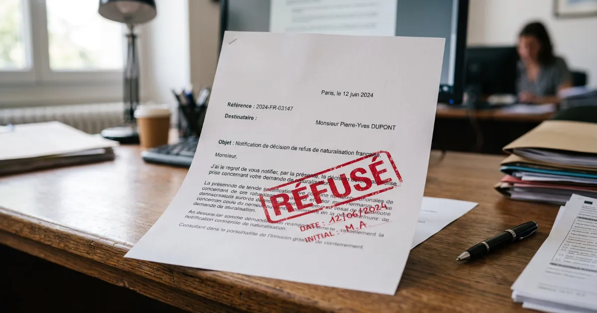 Recours contre un refus de naturalisation : RAPO et Tribunal
