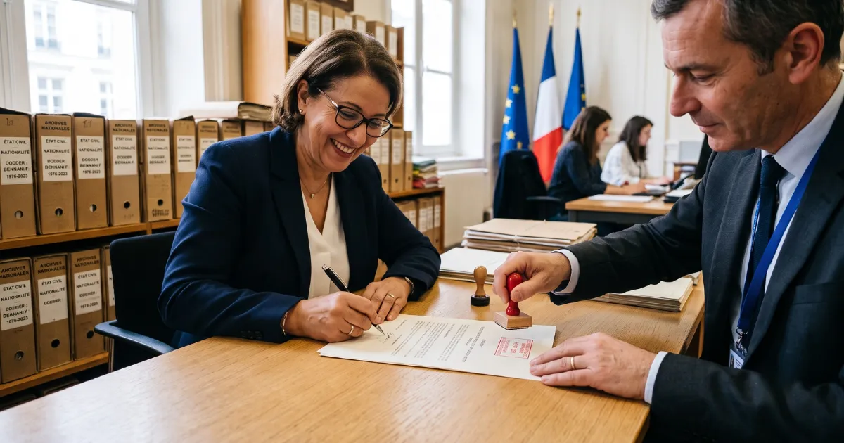 Reintegration dans la nationalite francaise