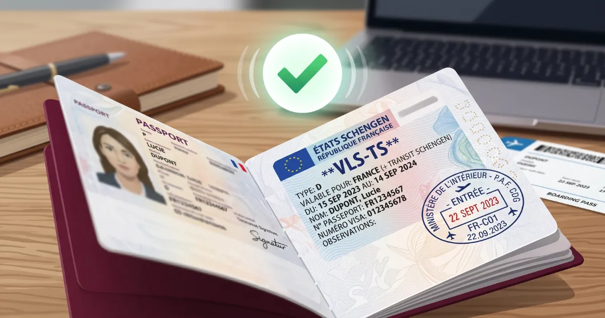 VLS-TS 2026 : comprendre le visa de long séjour valant titre de séjour